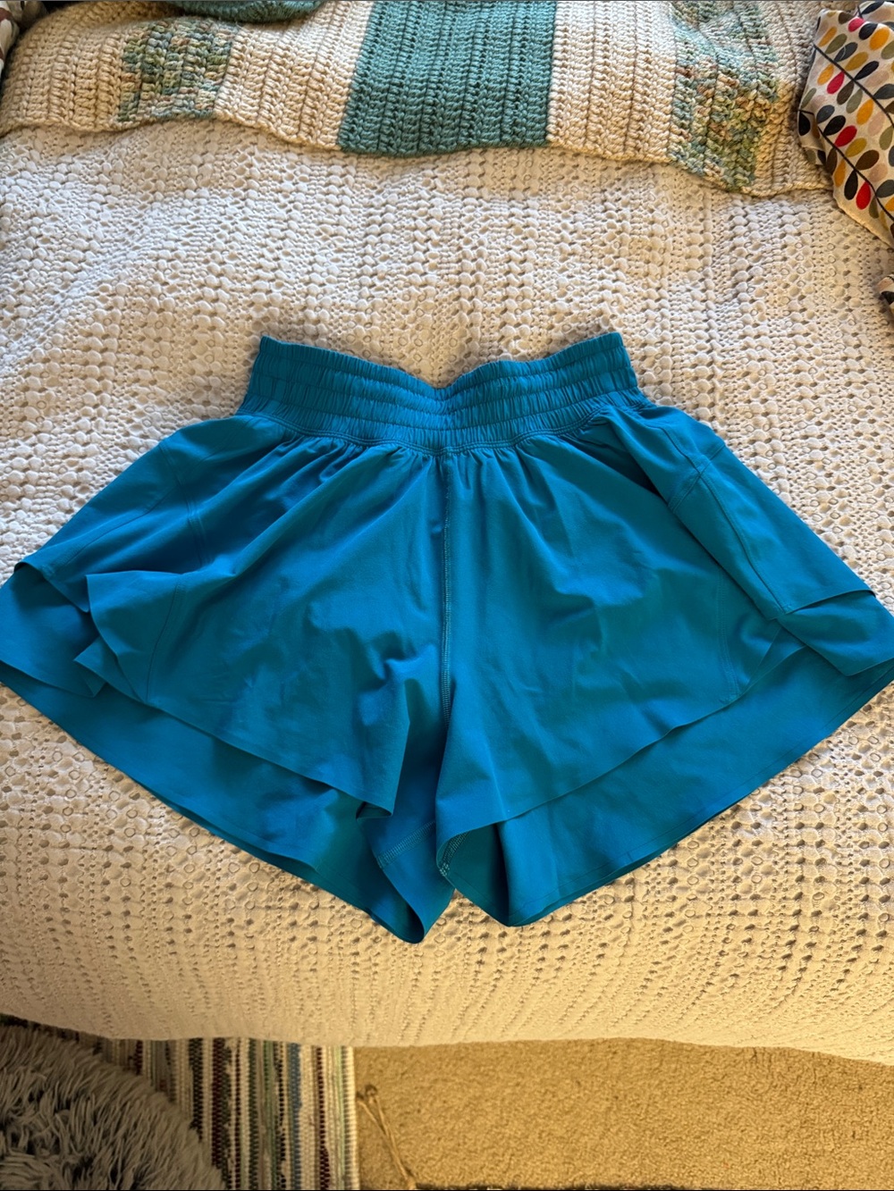 Lululemon Teal Athletic Shorts